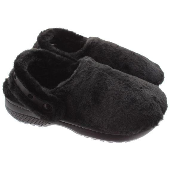 CROCS Ladies Classic Unfurgettable Slippers In Black 