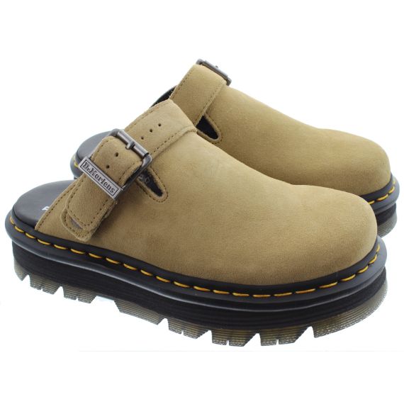 DR MARTENS Ladies Zebzag Mules In Savannah Tan