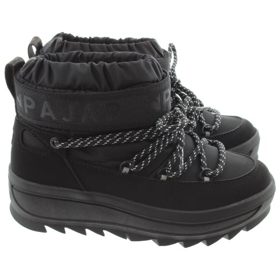 PAJAR Ladies Galaxy Mini Snow Boots In Black 