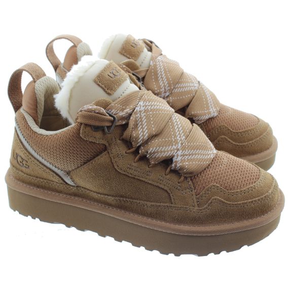 UGG Ladies Lowmel Trainers In Chestnut